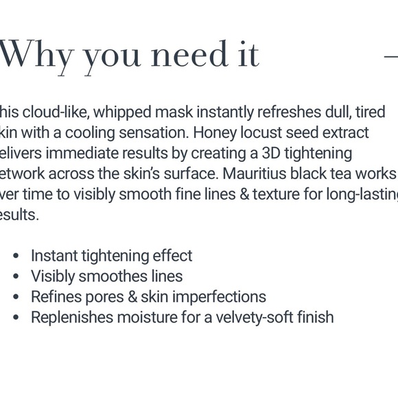 Fresh Black Tea Instant Perfecting Mask with Hyaluronic Acid - Picture 8 of 12